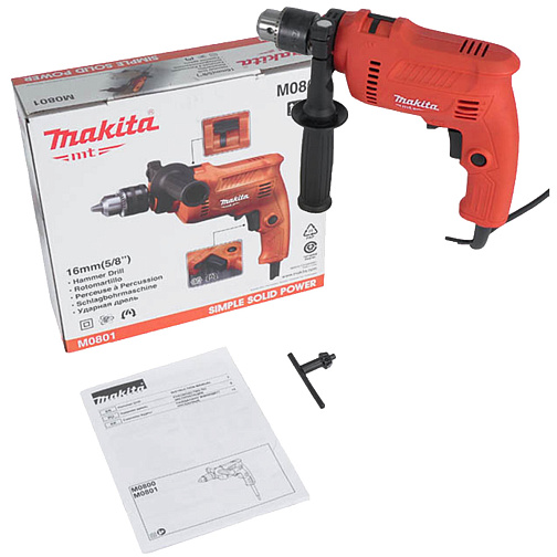 Дрель MAKITA M0801B (500Вт,удар,13мм,0-3200об/мин,реверс): фото 2