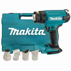 Термовоздуходувка аккумуляторная MAKITA DHG181ZK (BL-Motor,18В/LXT,150-550градус,кейс+насадки)