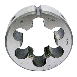 Плашка дюймовая коническая К 1 1/2" 9ХС