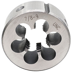 Плашка дюймовая UNC 7/8"х9 осн. 9ХС DIN-22568 TORNERI