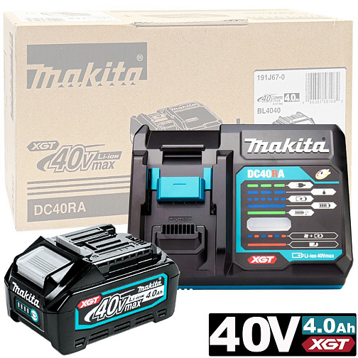 Набор MAKITA PSK XGT ® (BL4040 + з/у DC40RA + картон)/191J67-0: фото 2