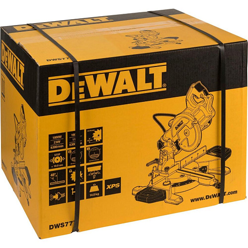 Пила торцовочная DeWALT DWS773 (1300Вт,216х30мм,сечение70*250мм,4600об/мин): фото 4