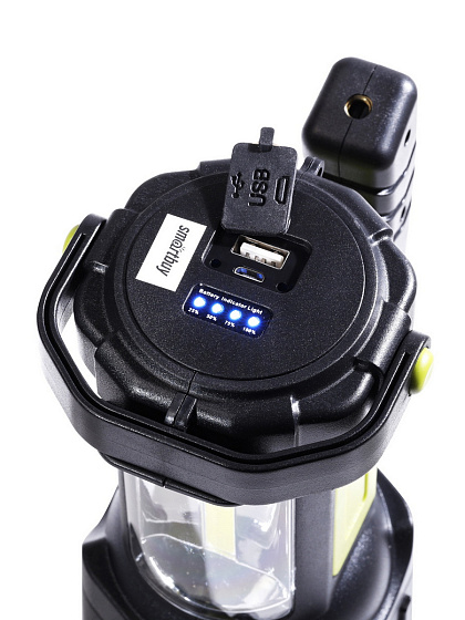 Фонарь аккумуляторный переносной светодиодный -прожектор 5W+3W Smartbuy SBF-501-K: фото 5