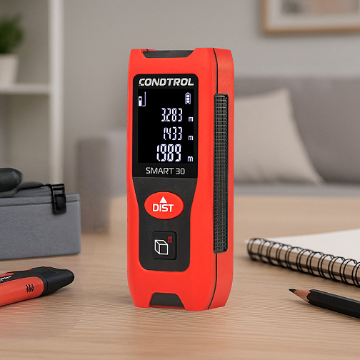 Дальномер лазерный CONDTROL Smart 30 (0.05-30м,±2мм,уровень,2x1,5В)/1-4-132: фото 4