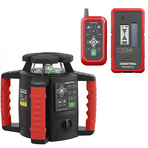 Нивелир лазерный ротационный CONDTROL ROTO HVG 800 (GreenBeam,800м,±0,05мм/м,BL-Motor,набор,кейс)/7-2-144 *: фото 1