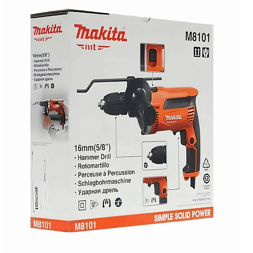 Дрель MAKITA M8101B (710Вт,удар,бзп13мм): фото 2