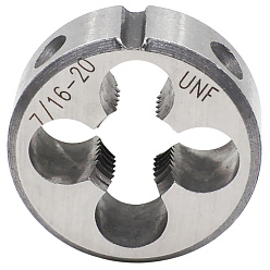 Плашка дюймовая UNF 7/16"х20 9ХС TORNERI