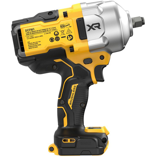 Гайковерт ударный аккумуляторный DeWALT DCF961H2T (BL-Motor,18В,2х5.0Ач/XR,1/2