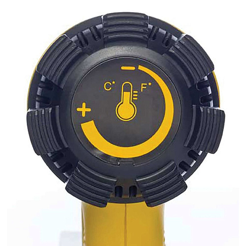 Термовоздуходувка DeWALT D26411 (1800Вт,50-600градус,250/400л/мин,2насадки): фото 5