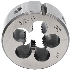 Плашка дюймовая UNC 5/8"х11 осн. 9ХС TORNERI