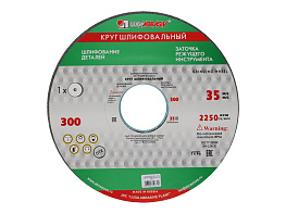 Круг шлифовальный ПП 300х40х 76 63С(64С) 40 K,L