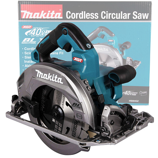 Пила дисковая аккумуляторная MAKITA HS004GZ (BL-Motor,40В/XGT,185/190х30мм,62.5мм,без акк и з/у): фото 1