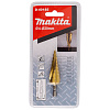Сверло ступенчатое MAKITA 4-20 (HSS-TiN, 4, 6, 8, 10, 12, 14, 16, 18, 20, хвост.1/4