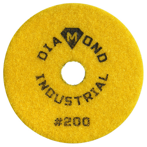 Круг алмазный гибкий шлифовальный 100 мм, №200 Diamond Industrial/керамогранит: фото 2
