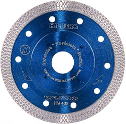 Диск алмазный 125х1,2х22 турбо(паутинка) HILBERG X-TYPE/керамогранит/