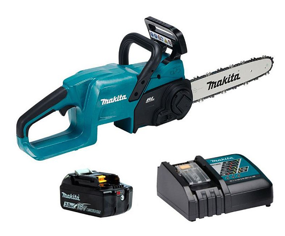 Пила цепная аккумуляторная MAKITA DUC357RF (BL-Motor,610Вт,18В/3.0Ач/LXT+DC18RC,шина35см) **: фото 1