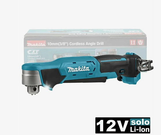 Аккумуляторная дрель-шуруповерт угловая MAKITA DA332DZ (12В/CXT,без акк.из/у): фото 2