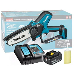 Пила цепная аккумуляторная MAKITA DUC101SF (BL-Motor,320Вт,18В/3.0Ач/LXT,шина10см)