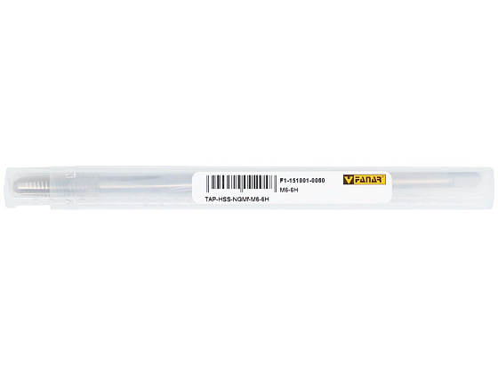 Метчик гаечный М 6х1,0 осн. 6H HSS NGMf F-R (F1-151001-0060): фото 4