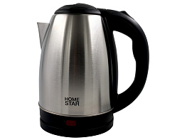 Электрочайник Home star HS-1010A (1.8 л, 1500 Вт) стальной