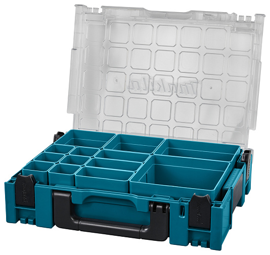 Кейс пластиковый MAKITA MAKPAC тип 1 с органайзером (395Х295Х105мм) MAKITA/191X80-2 **: фото 1