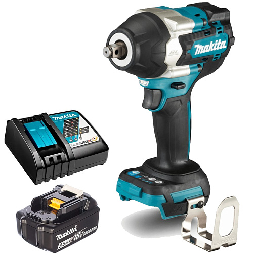 Гайковерт ударный аккумуляторный MAKITA DTW700RF1 (BL-Motor,18В/1*3.0Ач/LXT,1/2