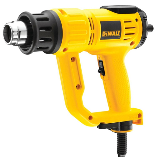 Термовоздуходувка DeWALT D26411 (1800Вт,50-600градус,250/400л/мин,2насадки): фото 1