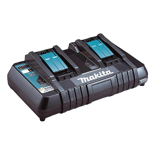 Устройство зарядное MAKITA DC18RD (14.4В/18В,LXT,быстрое,двухпортовое)/630876-7: фото 1