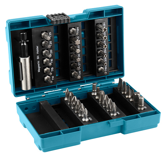 Набор MAKITA B-28606 (37 предметов: биты, магнит. держатель, кейс): фото 1