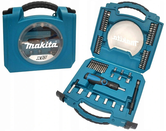 Набор инструмента MAKITA Circle Series (65предметов:биты,головки,держатели,отвертка,кейс)/D-42020: фото 1