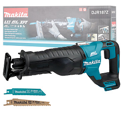 Пила сабельная аккумуляторная MAKITA DJR187Z (BL-Motor,18В/LXT,рез-255мм,без акк.и з/у) **