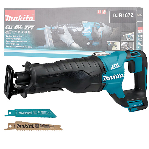 Пила сабельная аккумуляторная MAKITA DJR187Z (BL-Motor,18В/LXT,рез-255мм,без акк.и з/у) **: фото 1