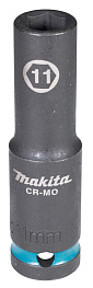 Головка ударная торцевая удлиненная 11 мм (1/2",81.5мм) MAKITA Impact Black/E-16427 **