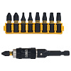 Набор бит DeWALT DT70518T (9бит,шарнирный держатель): миниатюра фото 2