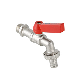 Кран шаровый 1/2" водоразборный со съемным штуцером