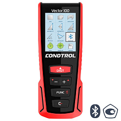 Дальномер лазерный CONDTROL Vector100 (0.05-100м,±1.5мм,уклонометр,Bluetooth)/1-4-100