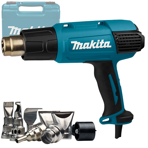 Термовоздуходувка MAKITA HG6531CK (2000Вт,50-650градус,кейс+насадки): фото 1