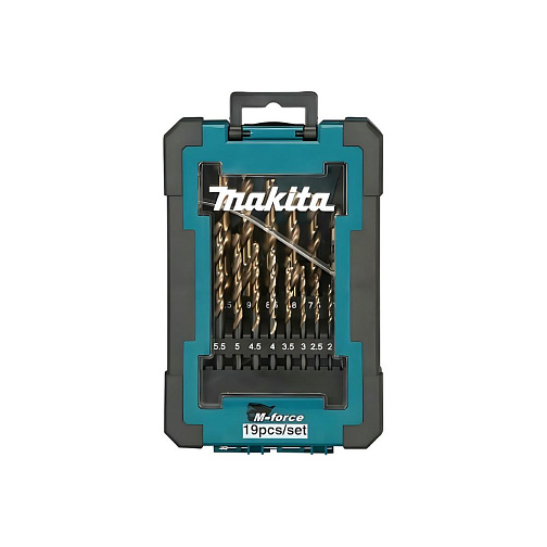 Набор сверл по металлу 1,0-10,0 мм 19 шт. MAKITA M-FORCE/D-67583: фото 3