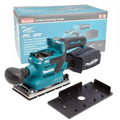 Машина виброшлифовальная аккумуляторная MAKITA DBO380Z (BL-Motor,18В/LXT,93х185мм,без акк. и з/у)