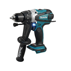 Аккумуляторная ударная дрель-шуруповерт MAKITA DHP458Z (18B/LXT,91Нм,без акк.и з/у)