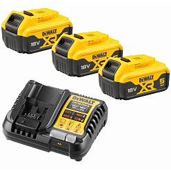 Набор аккумуляторный DeWALT DCB1104P3 (аккумуляторыDCB184-3штуки+з/уDCB1104)