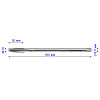 Метчик гаечный М10х1,5 осн. 6H HSS NGMf F-R (F1-151001-0100): миниатюра фото 2