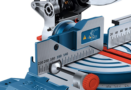 Пила торцовочная BOSCH GCM 254 (1750Вт,254х30мм,сечение90*130мм,лазер)/0601B52000: фото 5