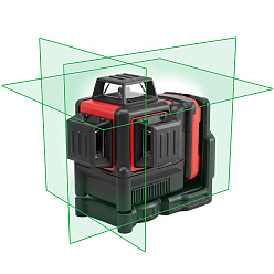 Нивелир лазерный INFINITER 3D TOP (GreenBeam,30м,±0.3мм/м,аккумулятор,набор,кейс)/1-2-356