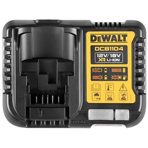 Набор аккумуляторный DeWALT DCB1104M2 (аккумуляторыDCB182-2штуки+з/уDCB1104): фото 3