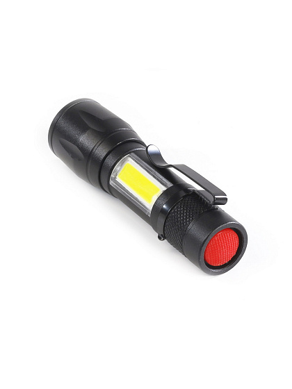 Фонарь светодиодный алюминиевый 3Вт+3Вт LED SBF-104 (эл.питания - АА в компл.): фото 3