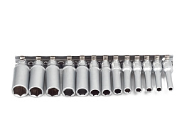 Набор головок 13 пред. 4-14мм 1/4" удлинённых Дело Техники 13шт. 600313
