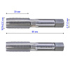 Метчик маш/руч М14х2,0 осн. (к-т 2шт) 6H HSS DIN-352/2 H-Tools (230140TXHT-2): миниатюра фото 2