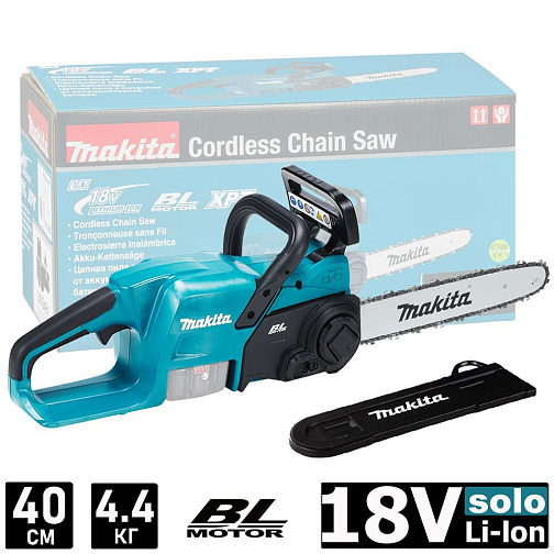 Пила цепная аккумуляторная MAKITA DUC407Z (BL-Motor,610Вт,18В/LXT,40см,без акк.и з/у): фото 1