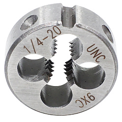 Плашка дюймовая UNC 1/4"х20 осн. 9ХС TORNERI